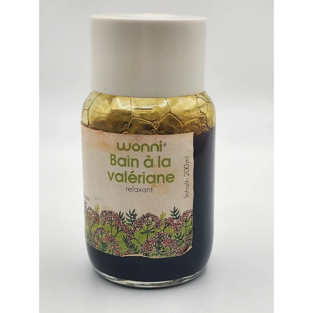 Wonni Valerian Oil Bath Relaxing‎ Calming Sedative Made in Germany Vintage